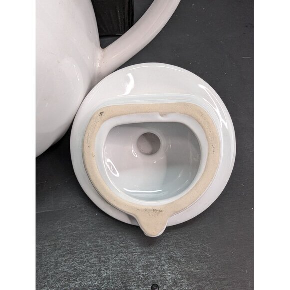 Vintage Corelle Callaway Holiday Christmas Teapot with Lid 6 Cups 48 Oz - Picture 7 of 9